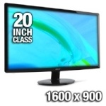 Acer S201HL bd 20" Widescreen LED Backlit Monitor